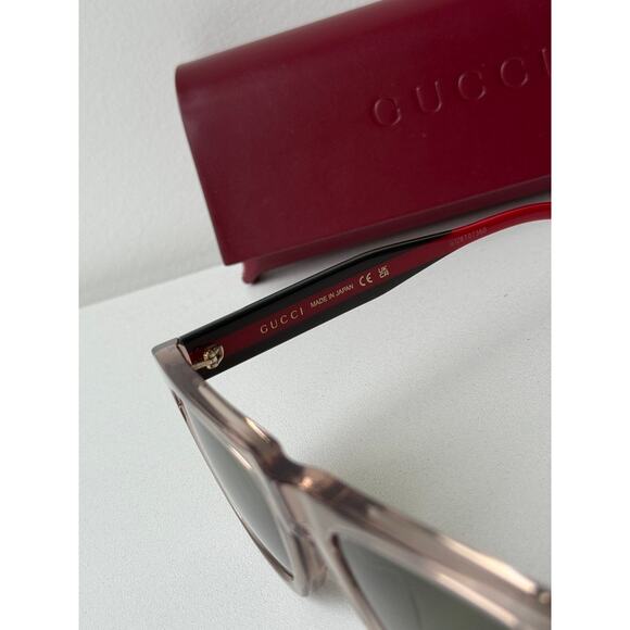 NEW Gucci GG1991S 003 Brown Square Sunglasses $395 main image 4